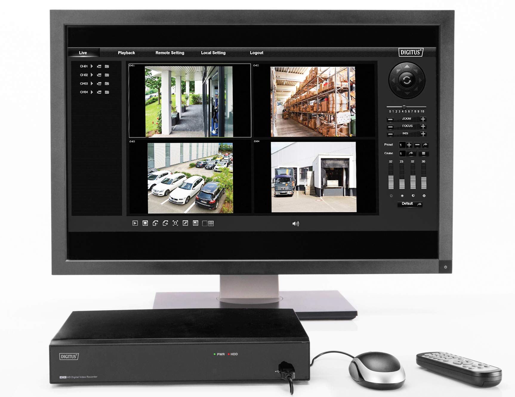 digitus-dn-16121-berwachungskamera-set-full-hd-6-kanal image 2