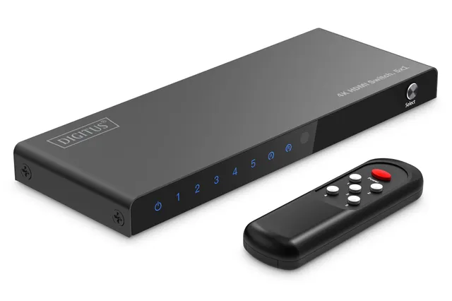 digitus-unique-hdmi-switch-5x1-4k-60hz-uhd-hdr-schwarz image 1