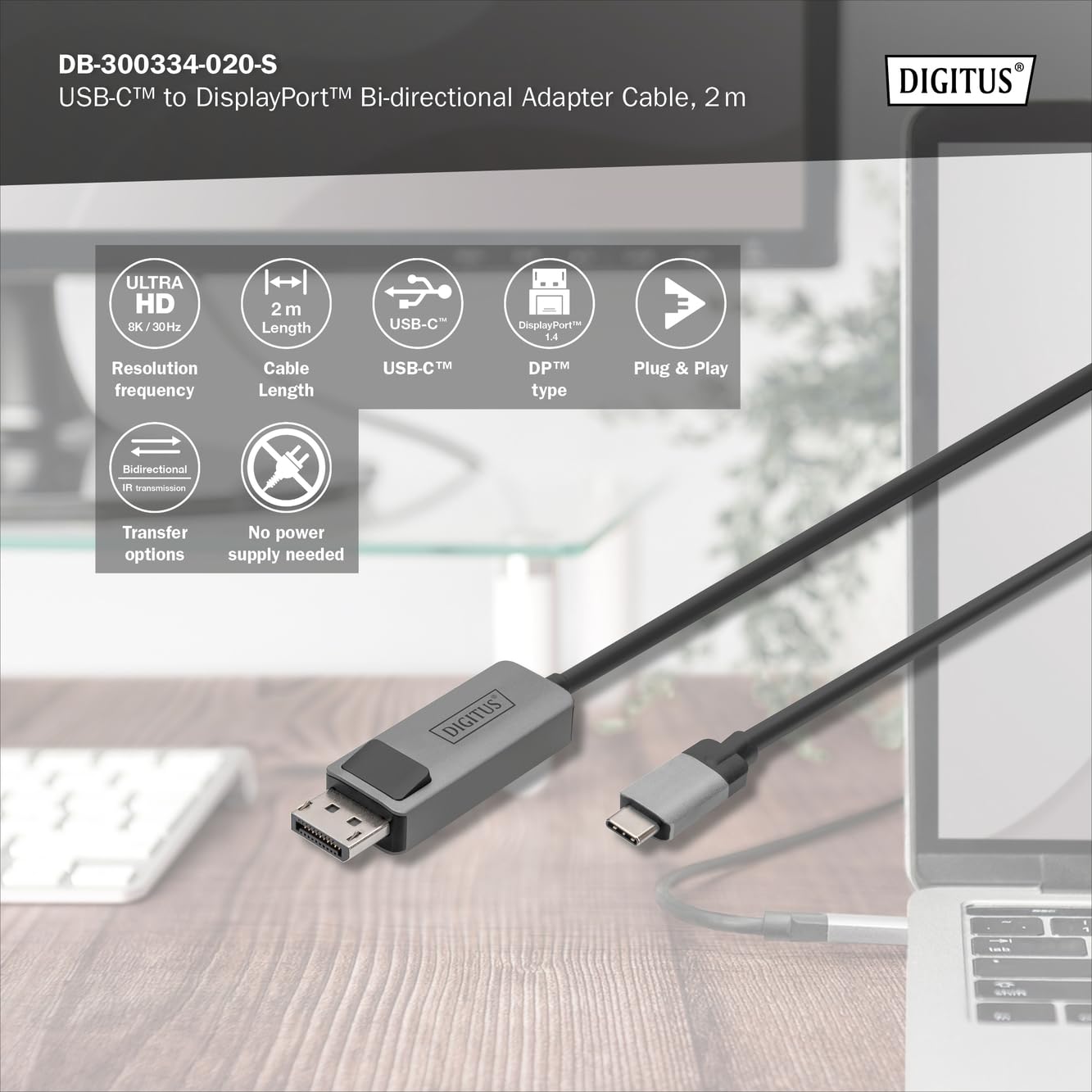 digitus-unique-usb-c-zu-displayport-kabel-2m-8k-schwarz image 4