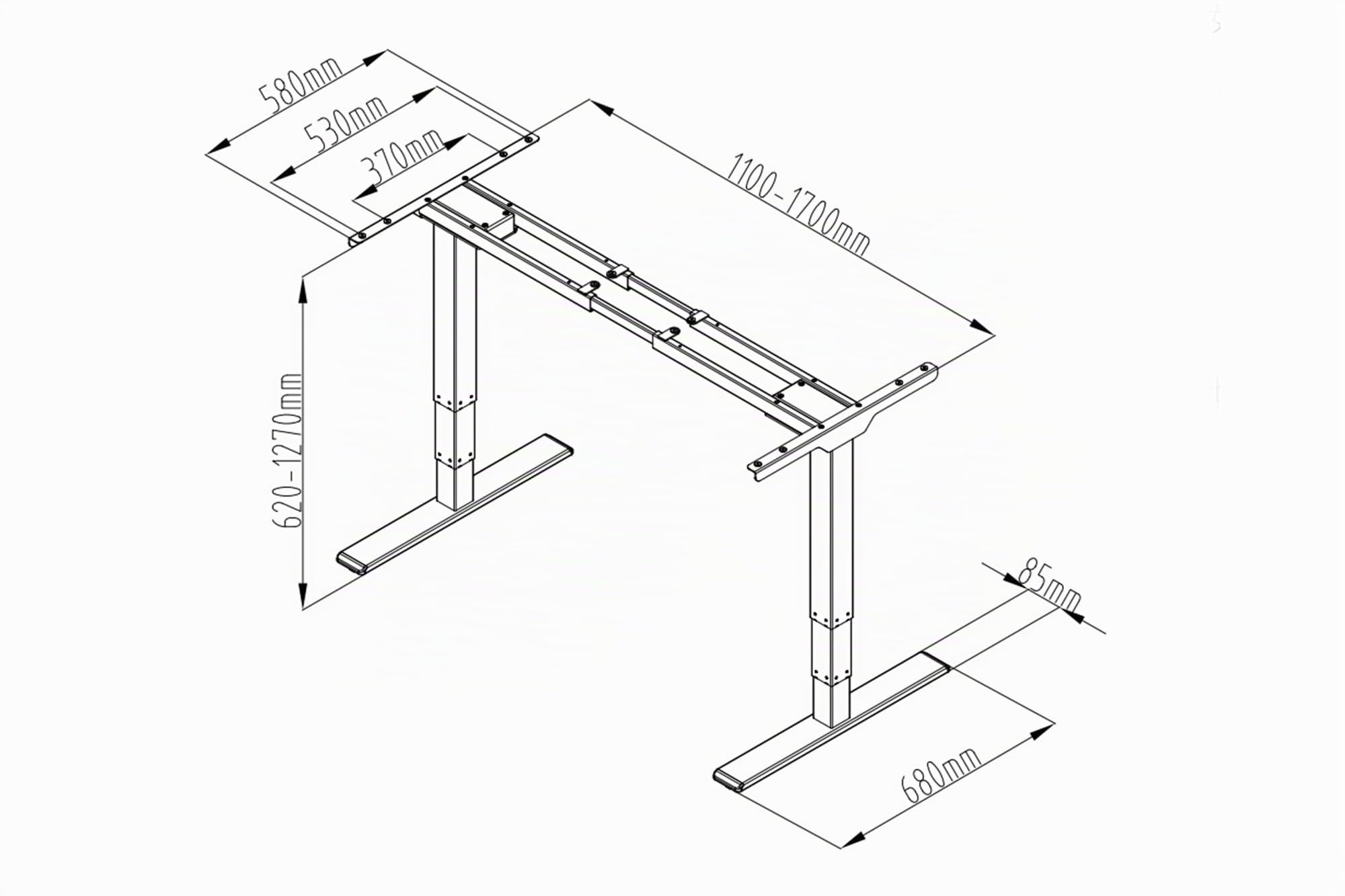 digitus-unique-elektrisch-h-henverstellbares-tischgestell-dual-motor-3-stufen-we image 3