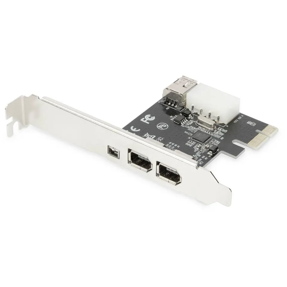 digitus-firewire-pcie-karte-ieee-1394a-3-port-firewire-400 image 1