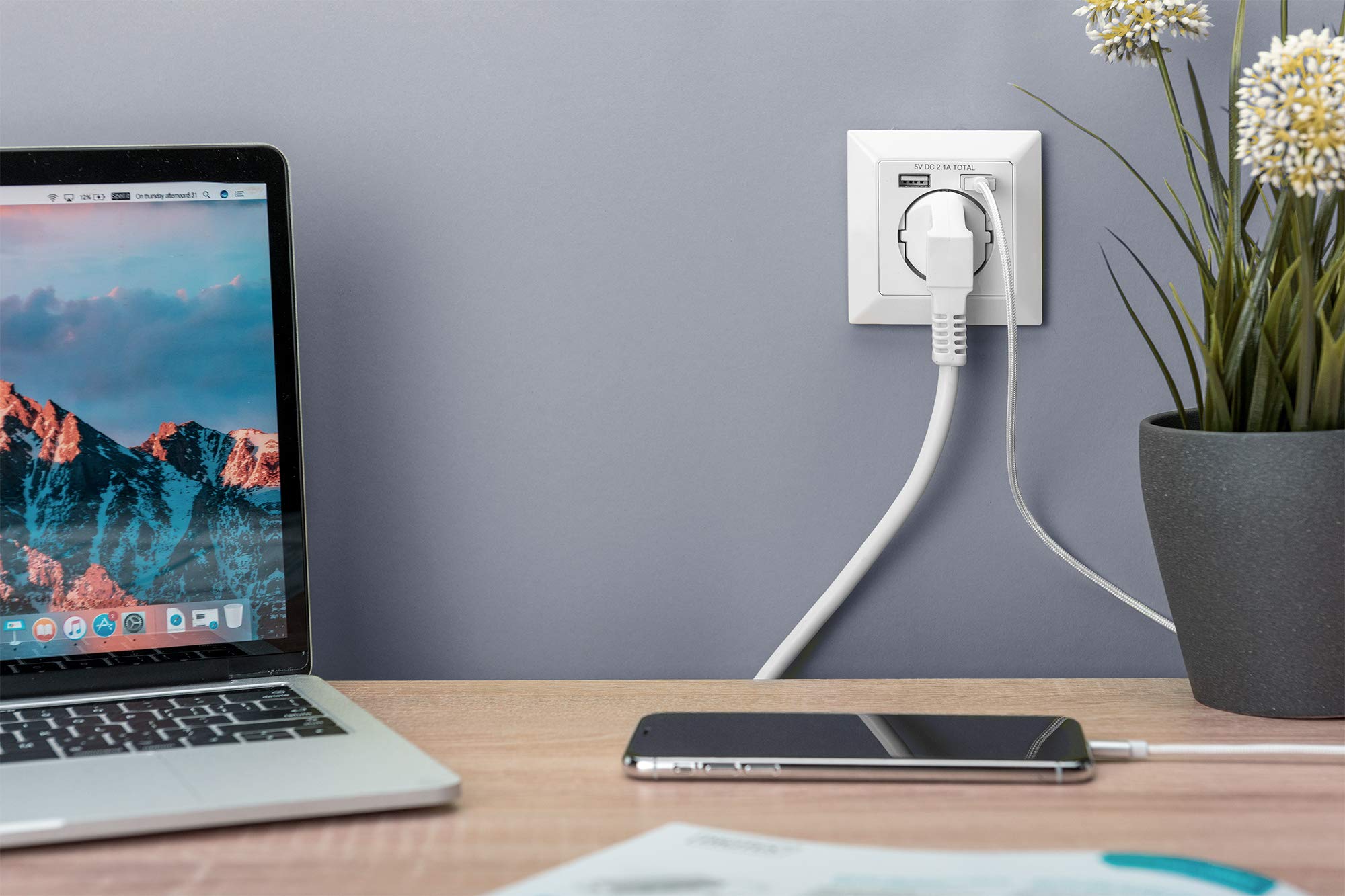 digitus-unique-unterputz-steckdose-usb-a-2x-usb-reinwei image 2