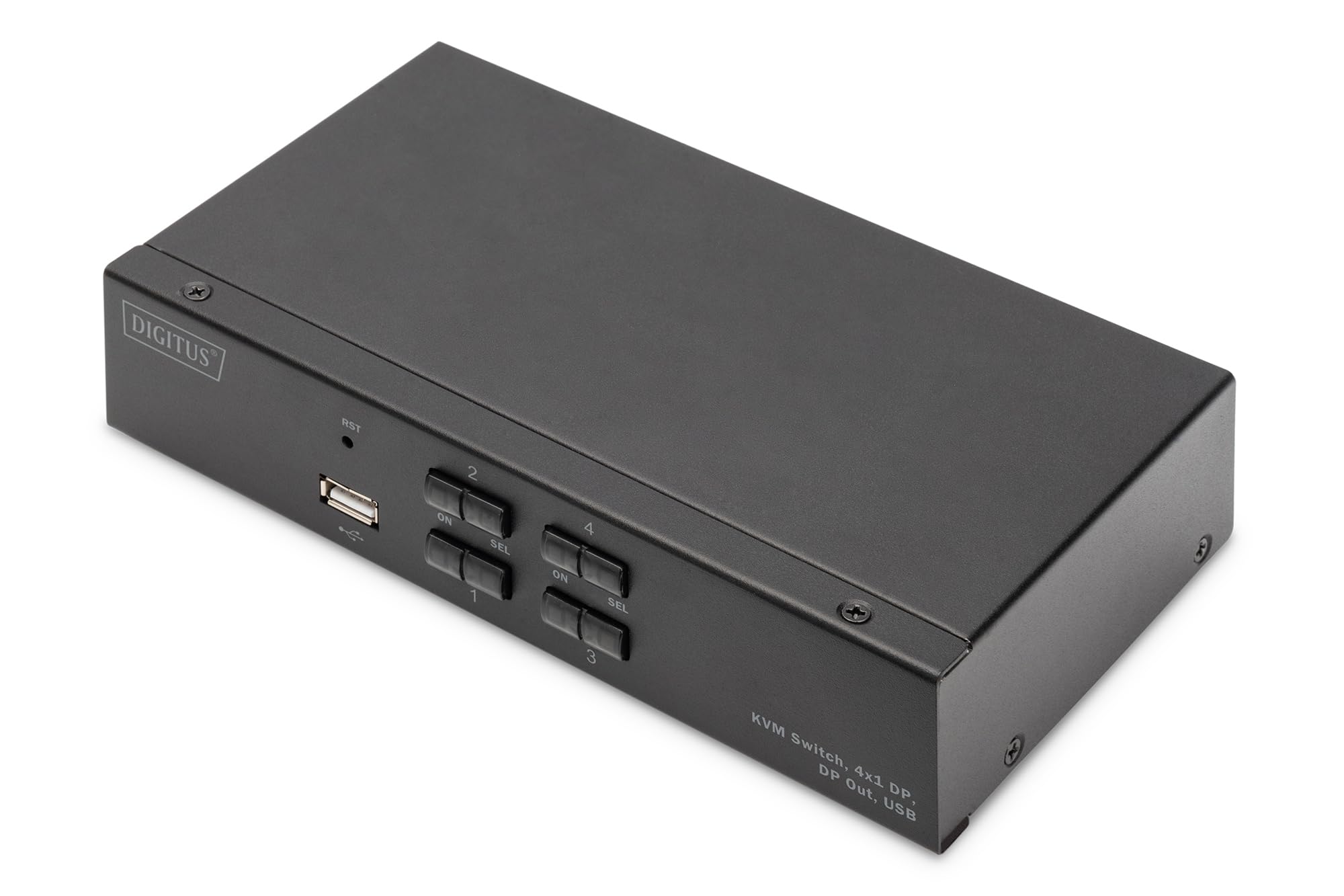 digitus-displayport-kvm-switch-4-port-4k-60hz-usb-audio image 1