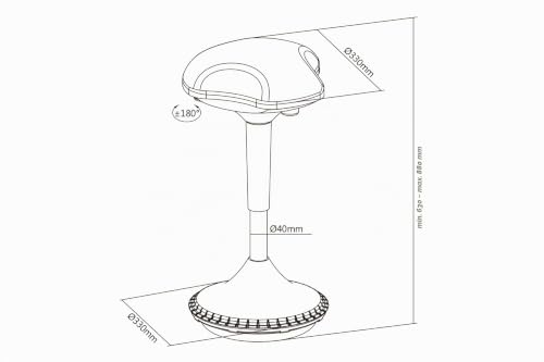 digitus-unique-hocker-stehhilfe-schwarz-h-henverstellbar image 8