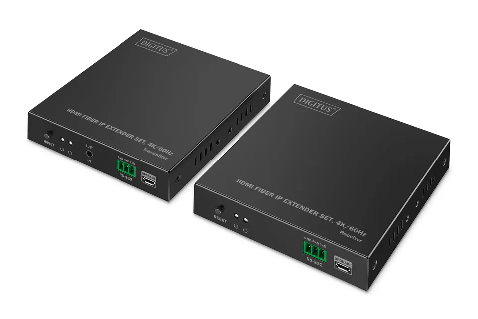 digitus-hdmi-extender-fiber-ip-uhd-4k-60hz-ber-glasfaserkabel image 1