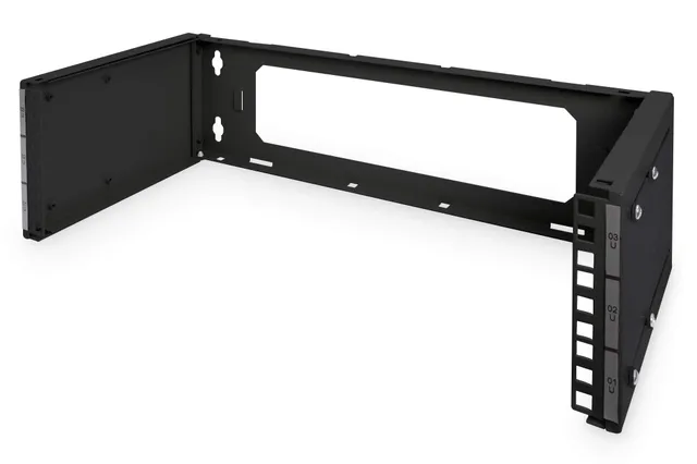 digitus-unique-3he-patch-halter-wandmontage-schwarz-stapelbar image 1