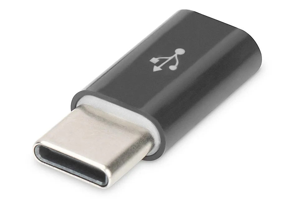digitus-unique-usb-c-auf-micro-b-adapter-schwarz-usb-2-0 image 1