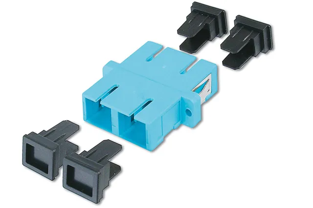 digitus-unique-lwl-kupplung-sc-duplex-om3-multimode-aqua image 1