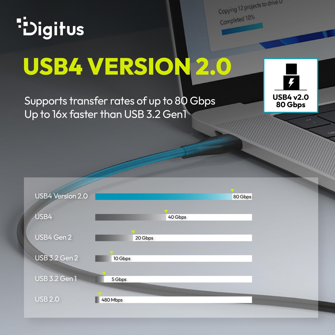 digitus-usb-c-kabel-usb4-1-5-m-typ-c-zu-typ-c-80-gbit-s-240w image 8
