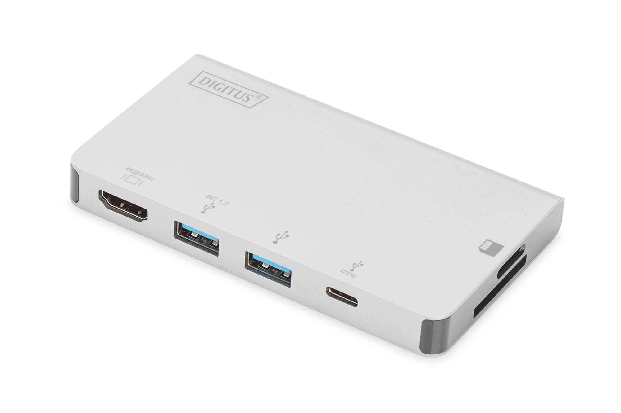digitus-unique-travel-dockingstation-6port-usb-c-4k-silber image 1
