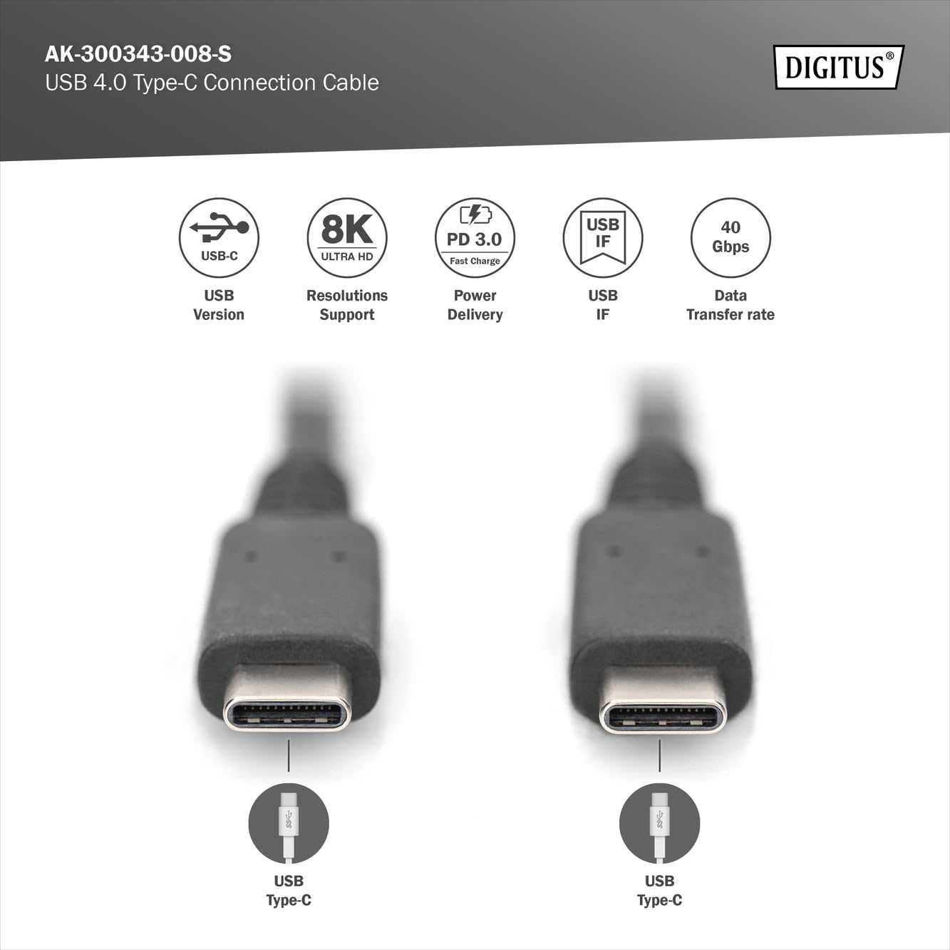 digitus-unique-usb-c-kabel-1-m-40-gbit-240w-8k image 2