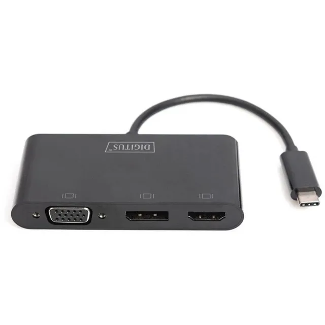 digitus-usb-c-grafikadapter-auf-hdmi-displayport-und-vga-triple-display-4k-60-hz image 1