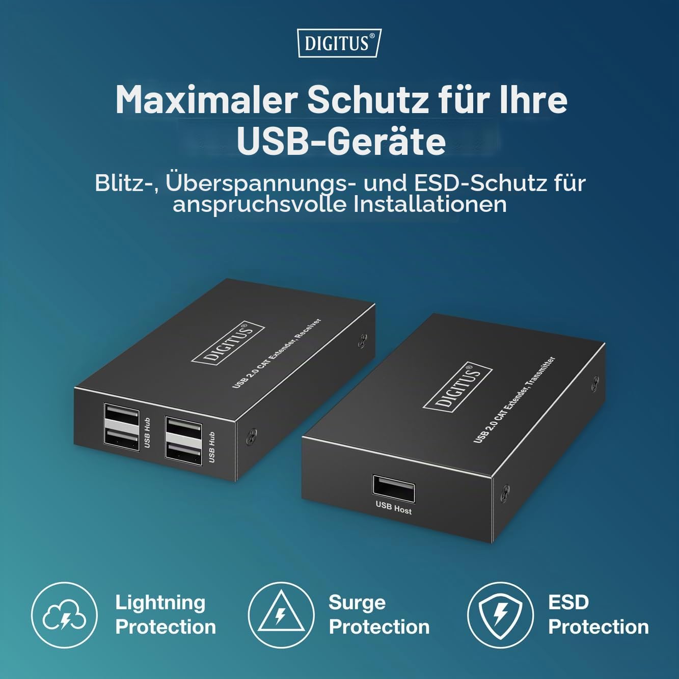 digitus-usb-2-0-cat-extender-150m-4x-usb-a-metall image 6