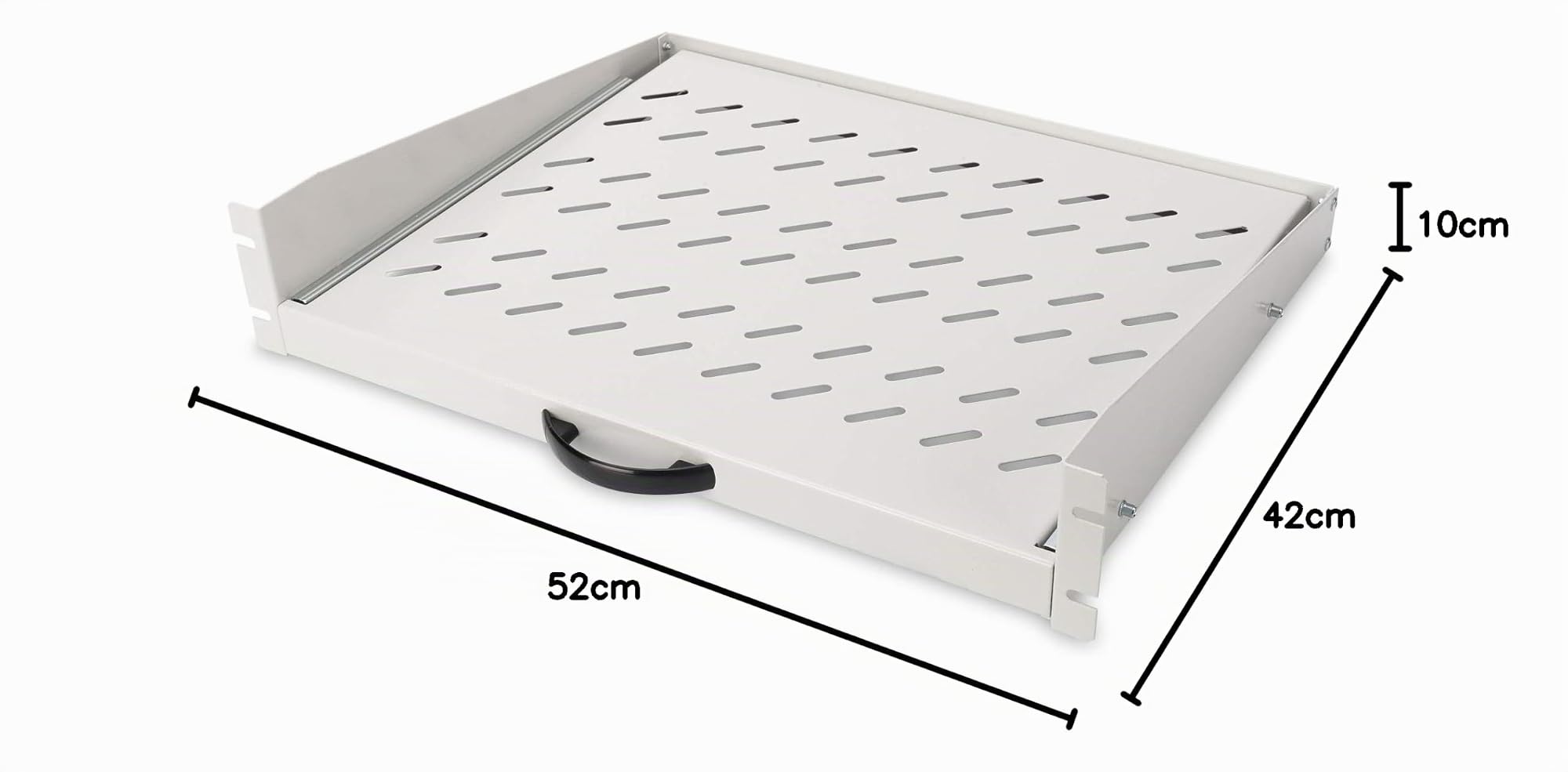 digitus-unique-fachboden-ausziehbar-2he-352-mm-grau image 2