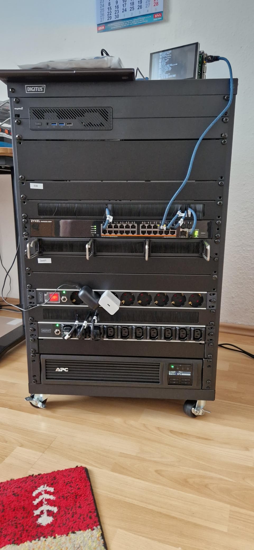 Stabil nach Aufbau