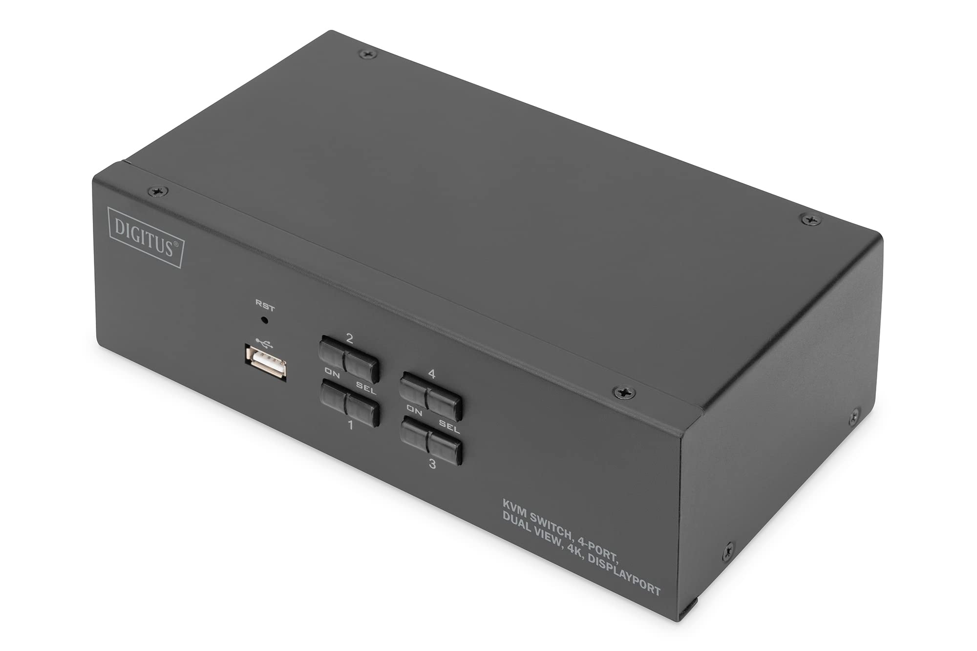 digitus-unique-4-port-dual-displayport-kvm-switch-4k-schwarz image 1