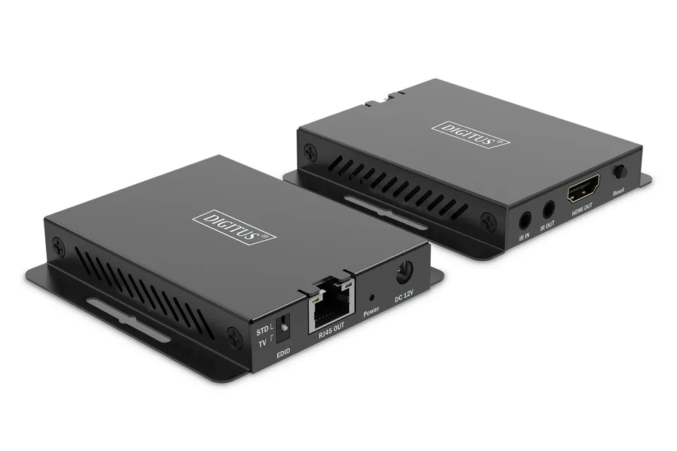 digitus-unique-hdmi-extender-30-m-ber-cat-6-uhd-4k-120-hz-4-4-4-schwarz image 1