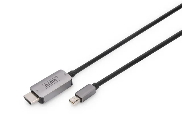 digitus-mini-displayport-zu-hdmi-adapterkabel-8k-60hz-1m-vergoldet-schwarz image 1