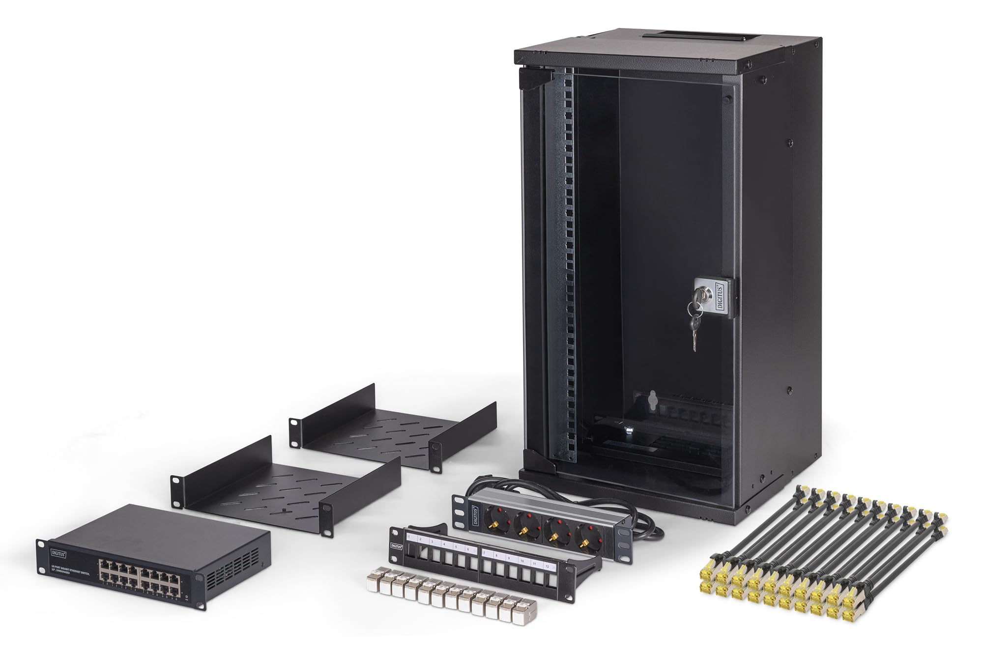 digitus-soho-10-zoll-netzwerk-set-9he-schwarz-mit-switch image 4