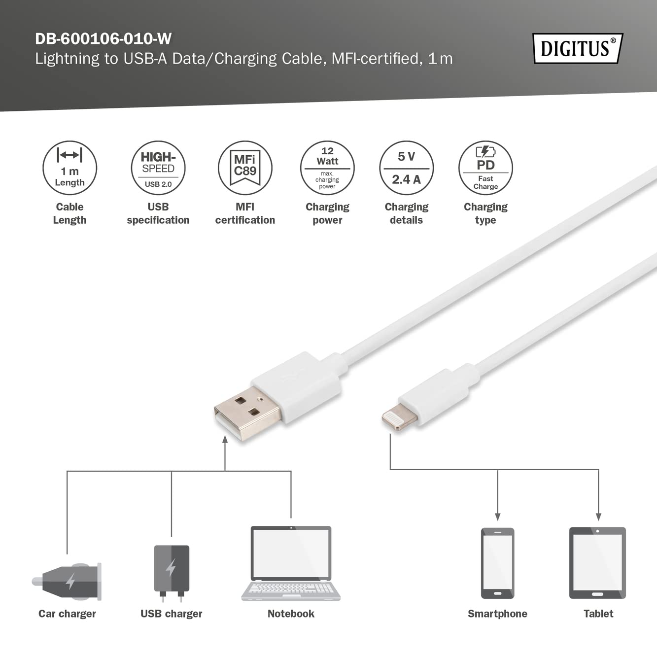 digitus-unique-lightning-ladekabel-1m-usb-a-wei-mfi image 4