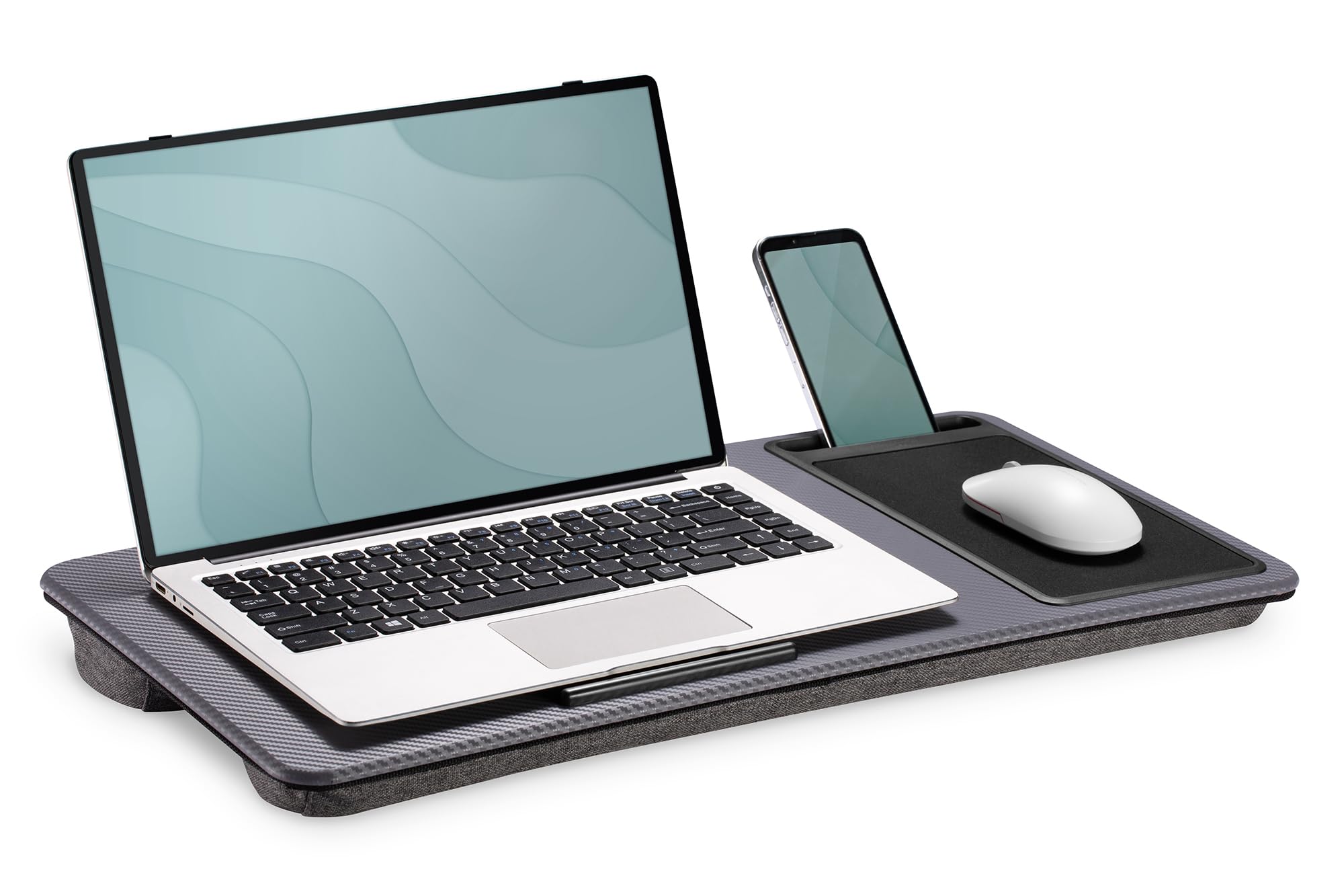 digitus-unique-notebook-kissen-mit-smartphone-halterung-f-r-17-zoll-laptops-grau image 6