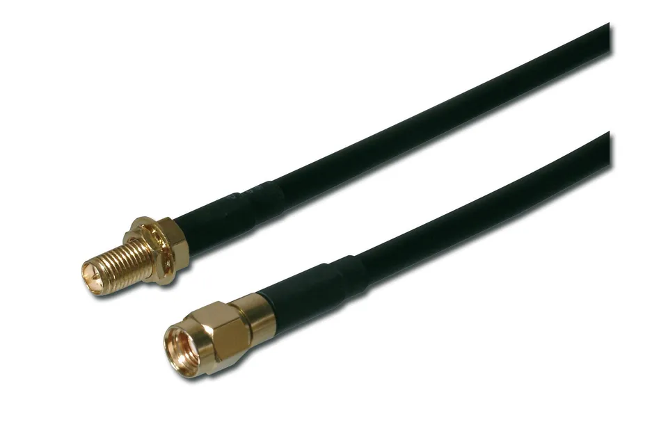 digitus-unique-rp-sma-antennenkabel-5-m-schwarz-low-loss image 1