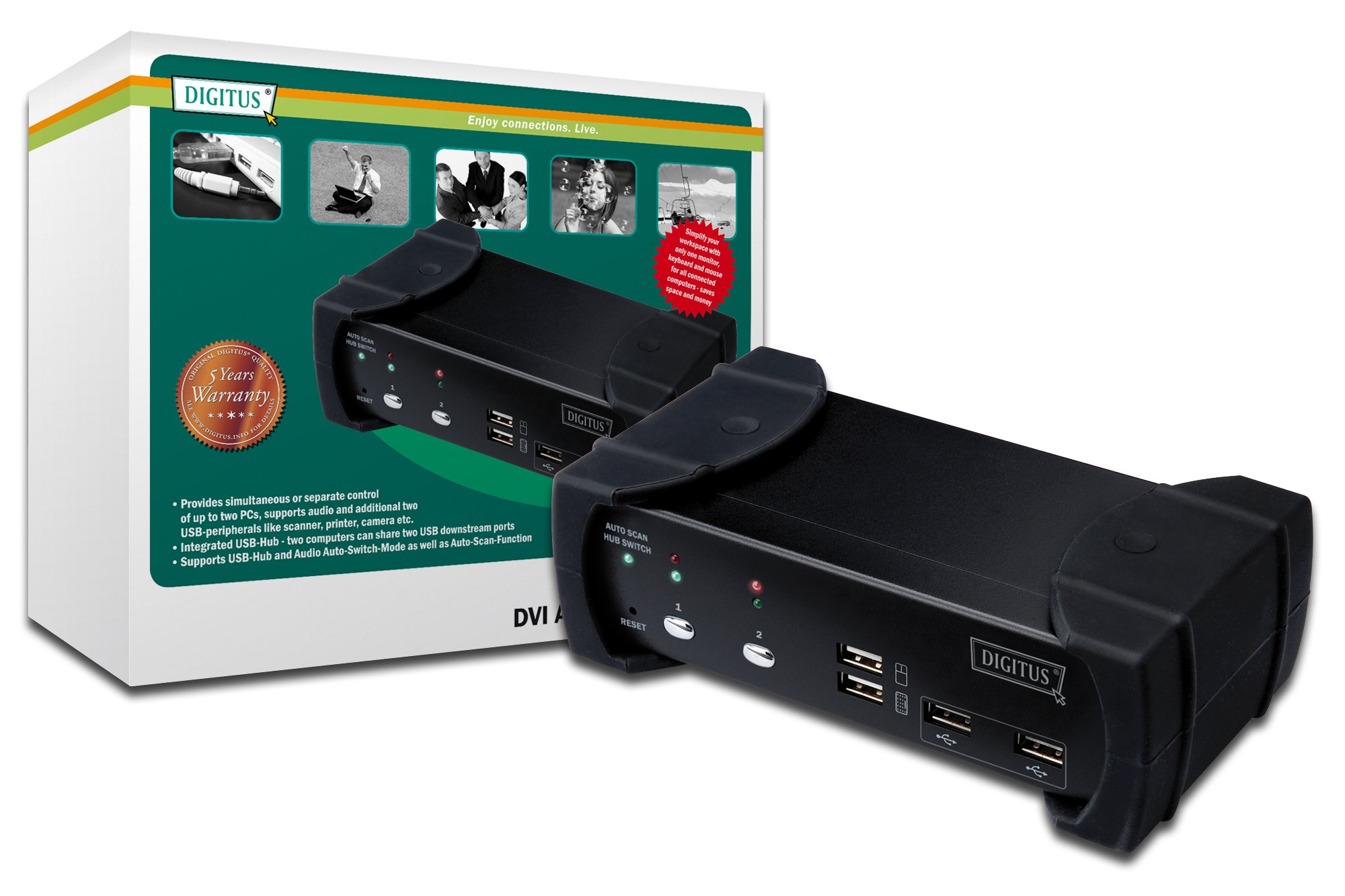 digitus-unique-ds-12820-dvi-kvm-switch-2-port-usb image 3