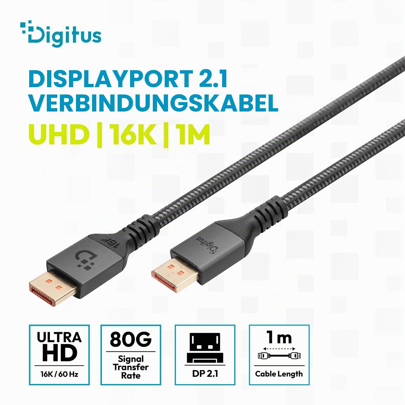 digitus-unique-displayport-2-1-kabel-1-m-uhd-16k-60-hz-uhbr20-schwarz image 2