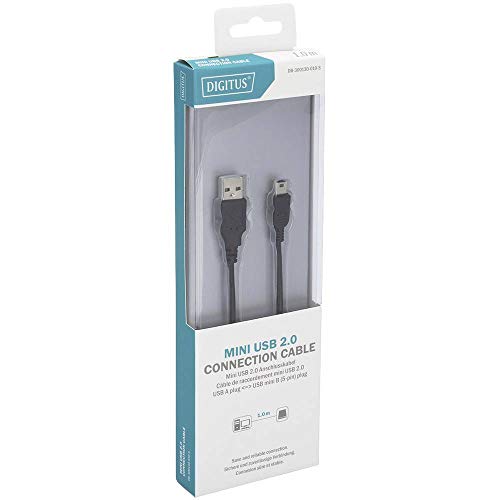 digitus-unique-usb-2-0-kabel-1m-schwarz-mini-b-480mbit image 5