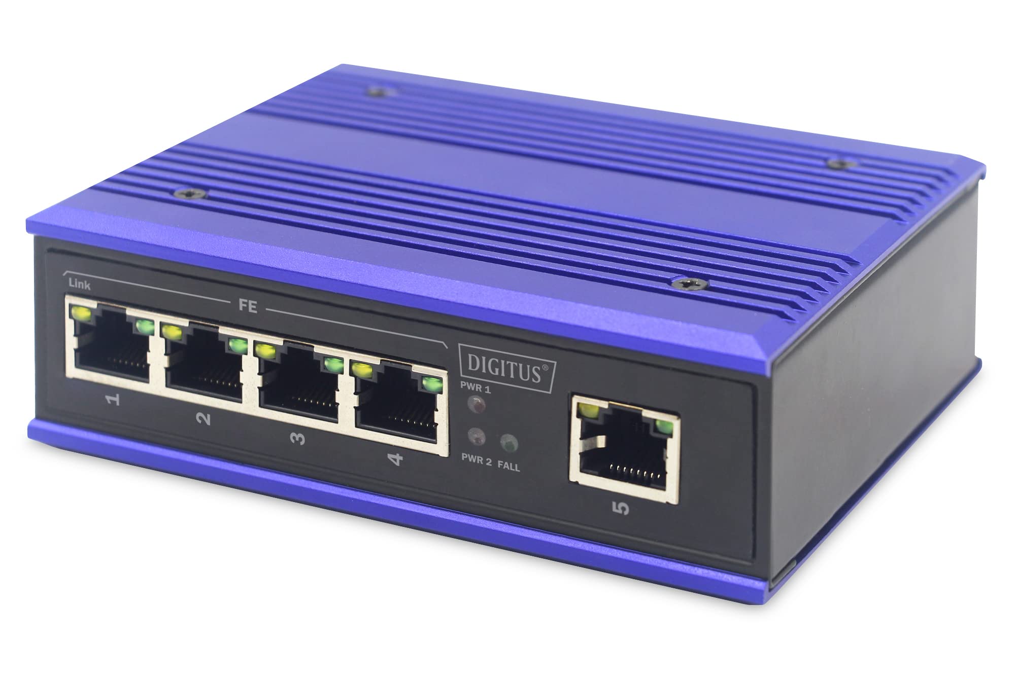 digitus-unique-5-port-fast-ethernet-switch-industrie-ip40 image 1
