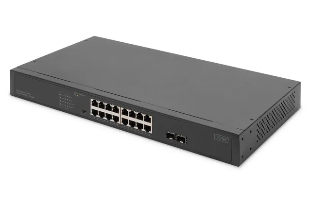 digitus-16-port-poe-netzwerk-switch-gigabit-2x-sfp-250w image 1