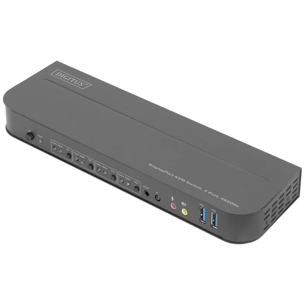 digitus-unique-kvm-switch-displayport-4-port-single-display-4k-60hz-4-pc-1-monit image 1