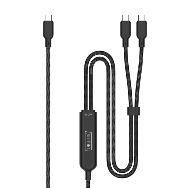 digitus-unique-2-in-1-usb-c-kabel-140w-1-8-m-schwarz image 1