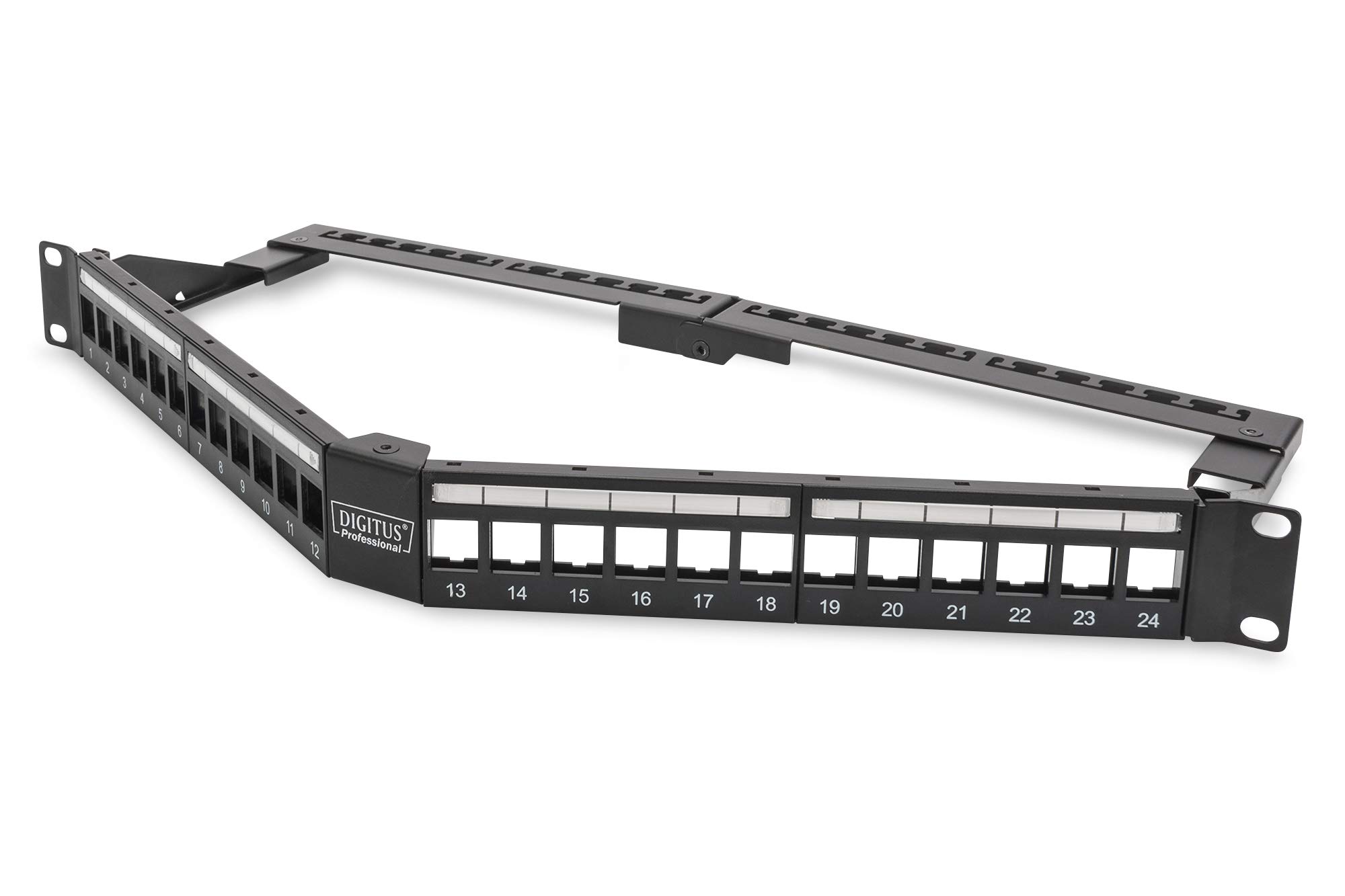 digitus-unique-patchpanel-cat5e-8-port-rj45-geschirmt-schwarz image 6