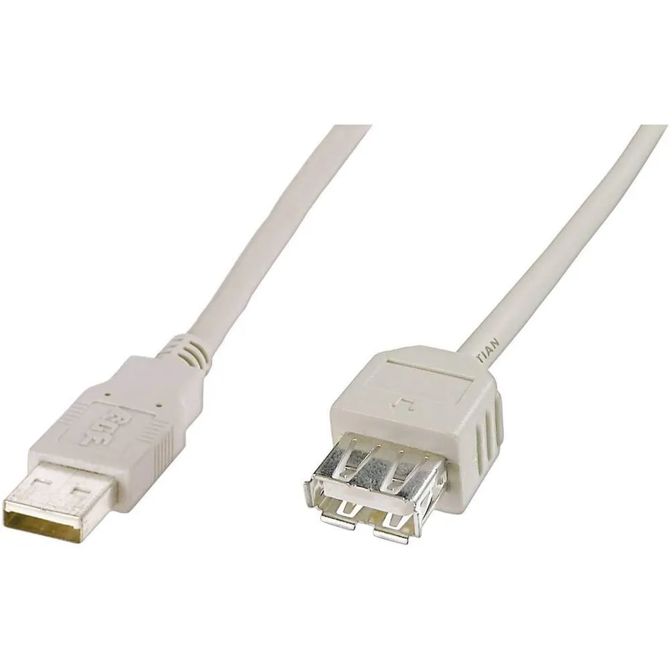 digitus-unique-usb-verl-ngerung-a-stecker-buchse-1-8m-beige image 1