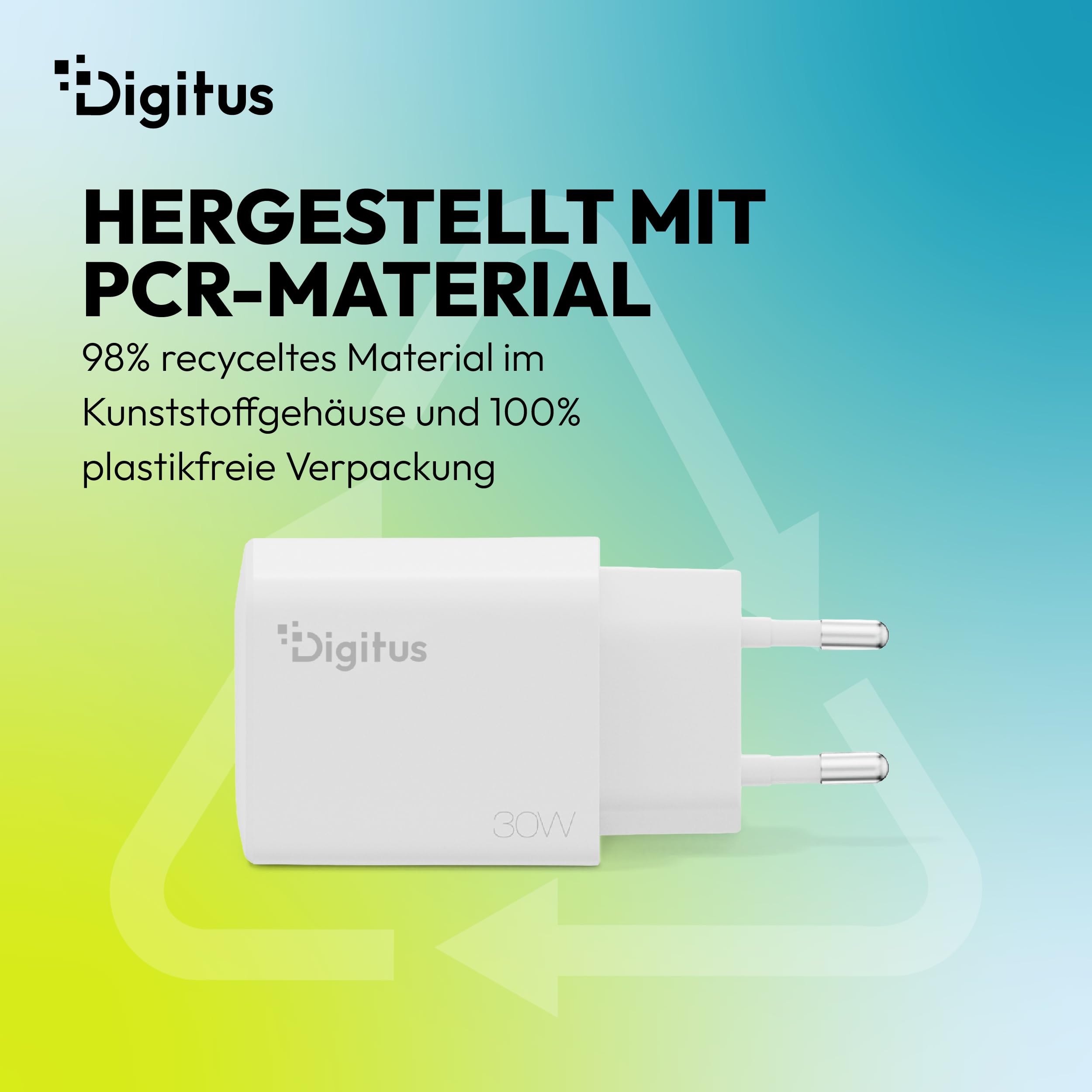 digitus-usb-c-ladeger-t-gan-ii-30w-1x-usb-c-1x-typ-a-2-ports image 5