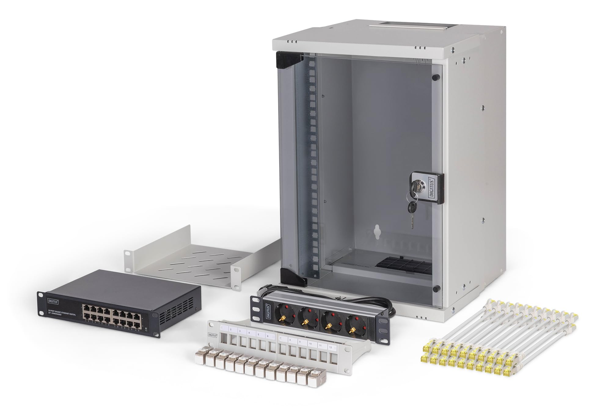 digitus-soho-10-zoll-netzwerk-set-9he-schwarz-mit-switch image 5