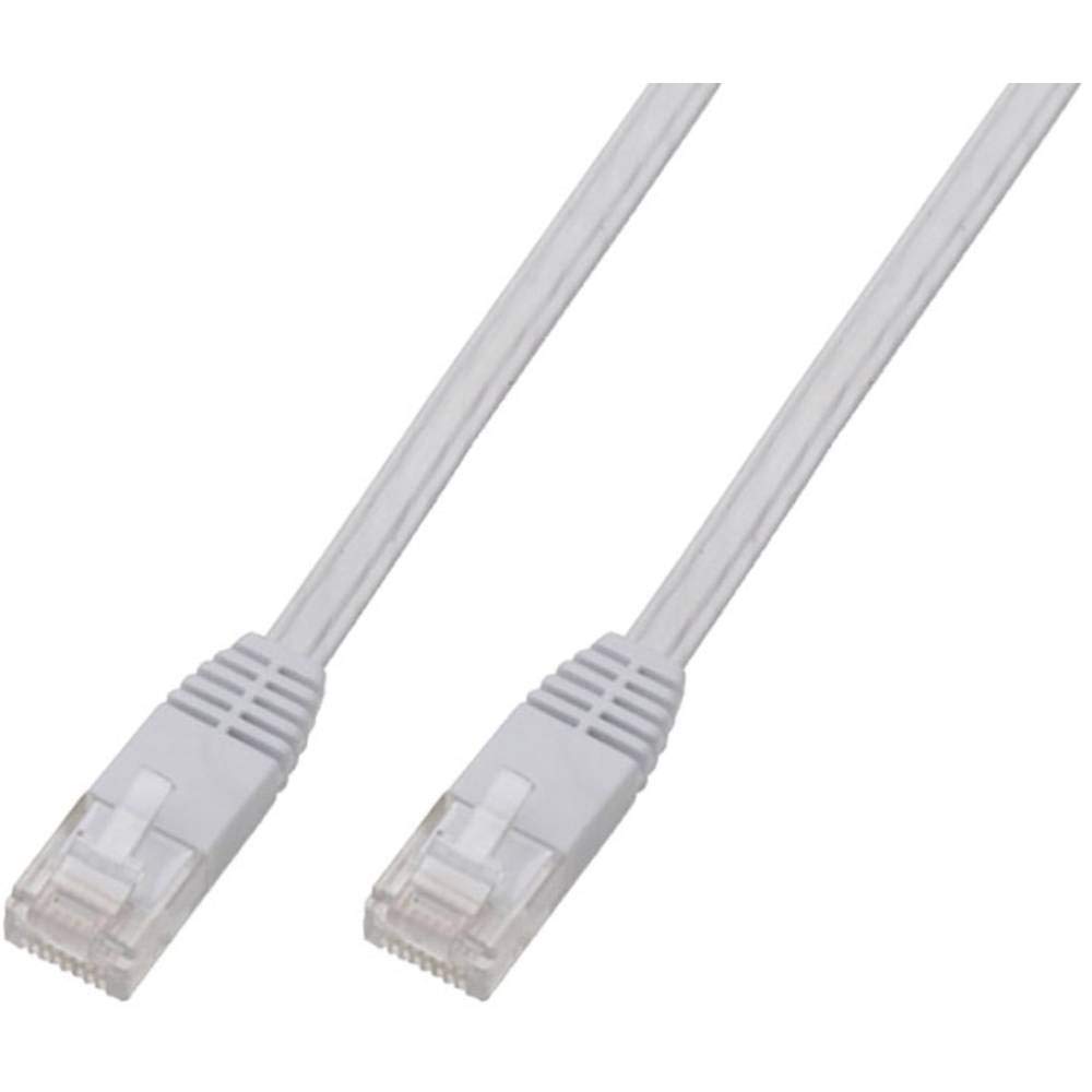 digitus-cat-5e-flachkabel-netzwerkkabel-1m-wei-u-utp image 1