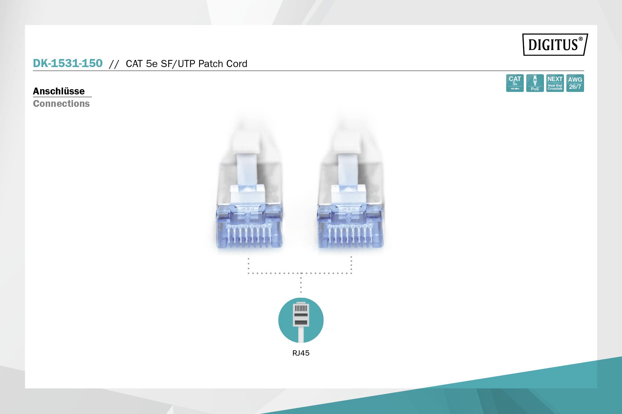 digitus-unique-lan-kabel-cat-5e-15m-rj45-netzwerkkabel-grau image 2