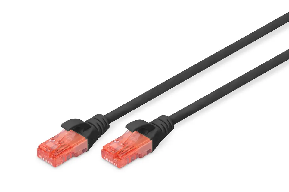 digitus-unique-lan-kabel-cat-6-0-5-m-schwarz-1-gbit-s image 1