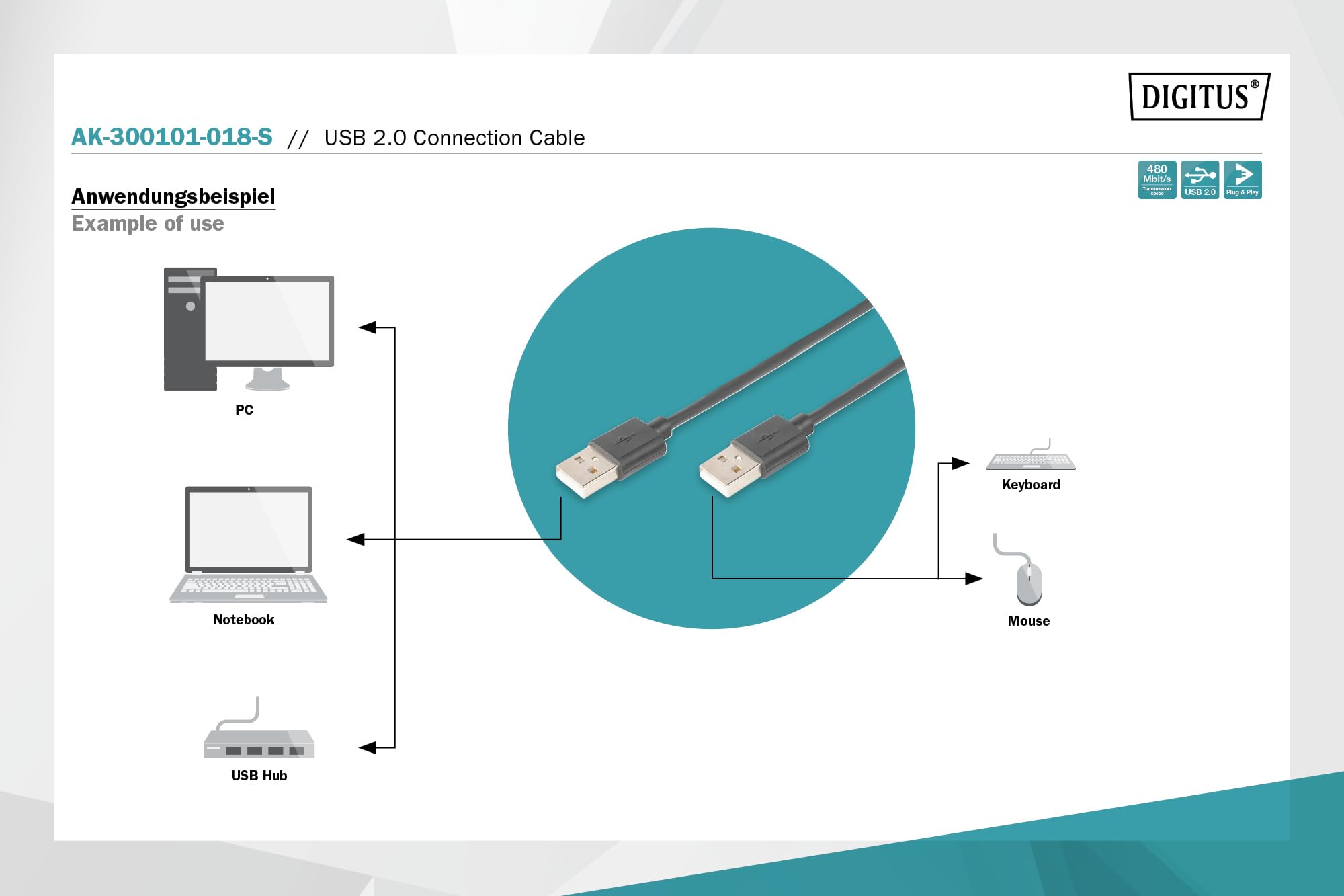 digitus-usb-2-0-kabel-1-8-m-typ-a-schwarz-480-mbit-s image 3