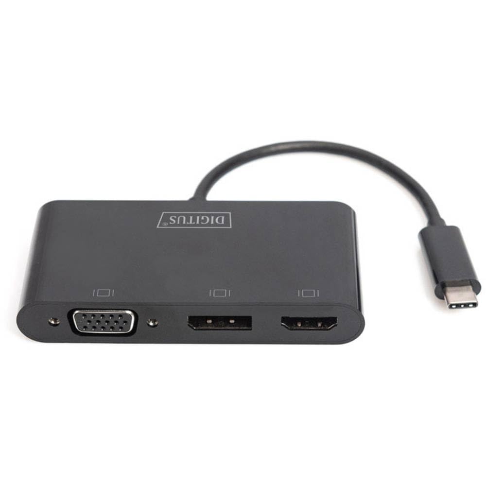 digitus-usb-c-grafikadapter-auf-hdmi-displayport-und-vga-triple-display-4k-60-hz image 1