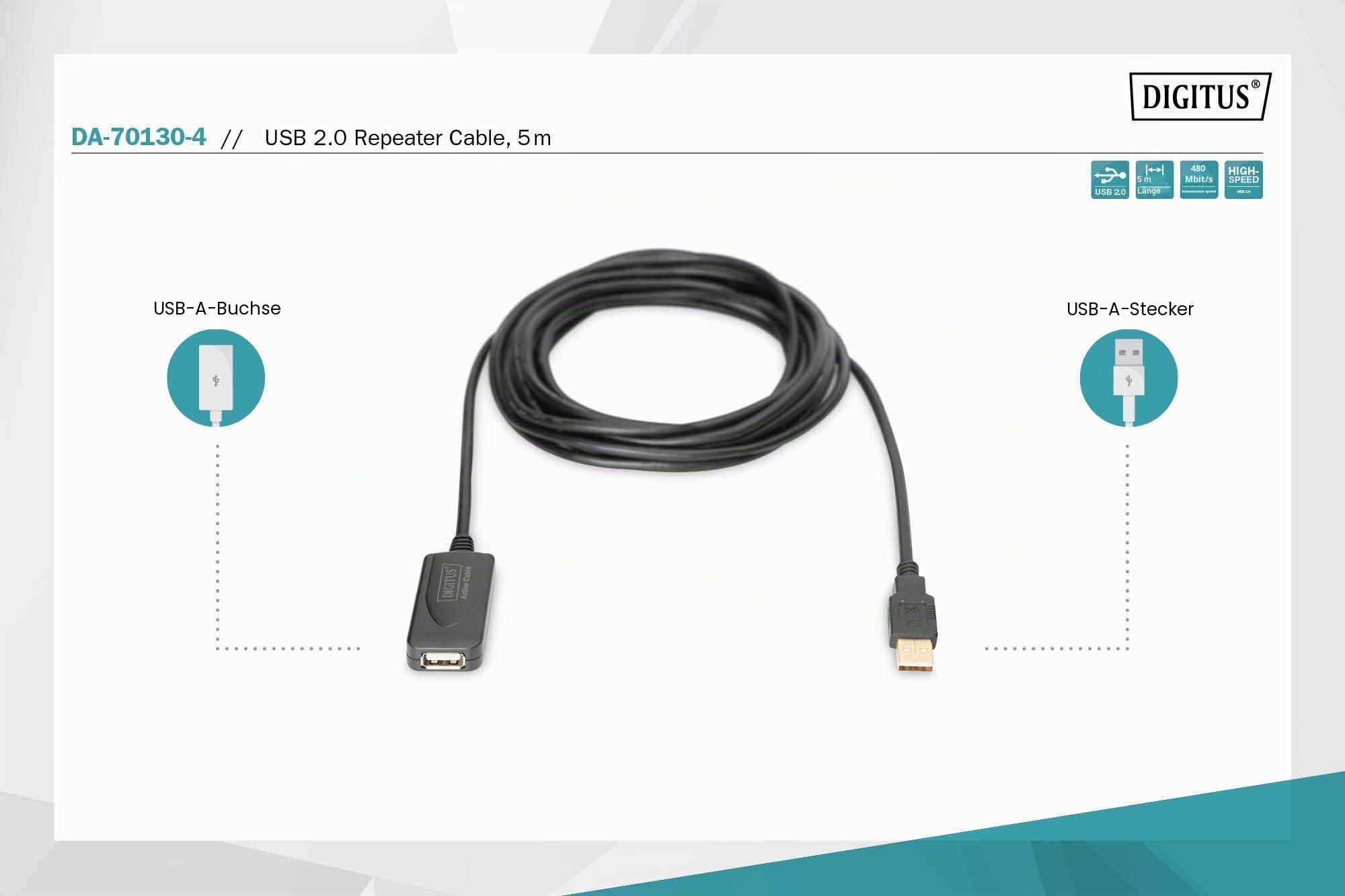 digitus-unique-aktives-usb-2-0-verl-ngerungskabel-5-m-480-mbit-s image 2