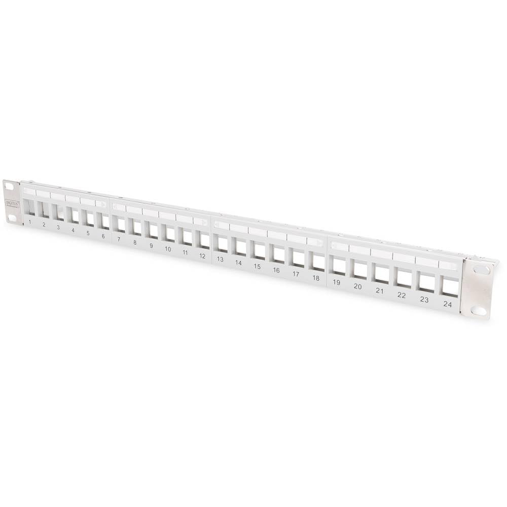 digitus-unique-patchpanel-modular-24-port-1he-schwarz-geschirmt image 2