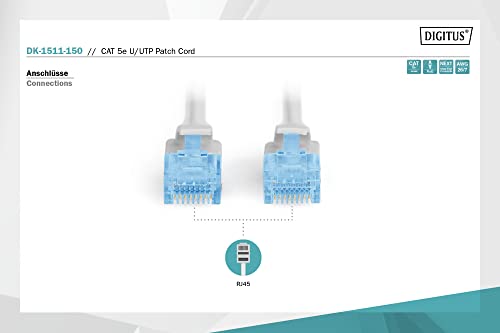 digitus-cat-5e-lan-kabel-15m-grau-utp-rj45-gigabit-netzwerkkabel image 7