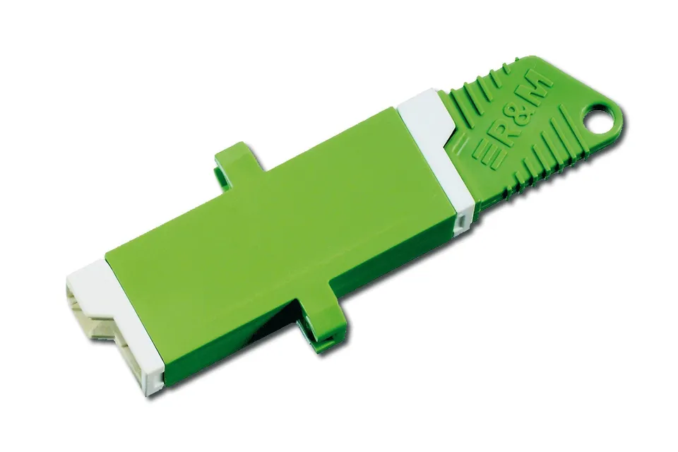 digitus-unique-e2000-lwl-kupplung-simplex-gr-n-apc image 1