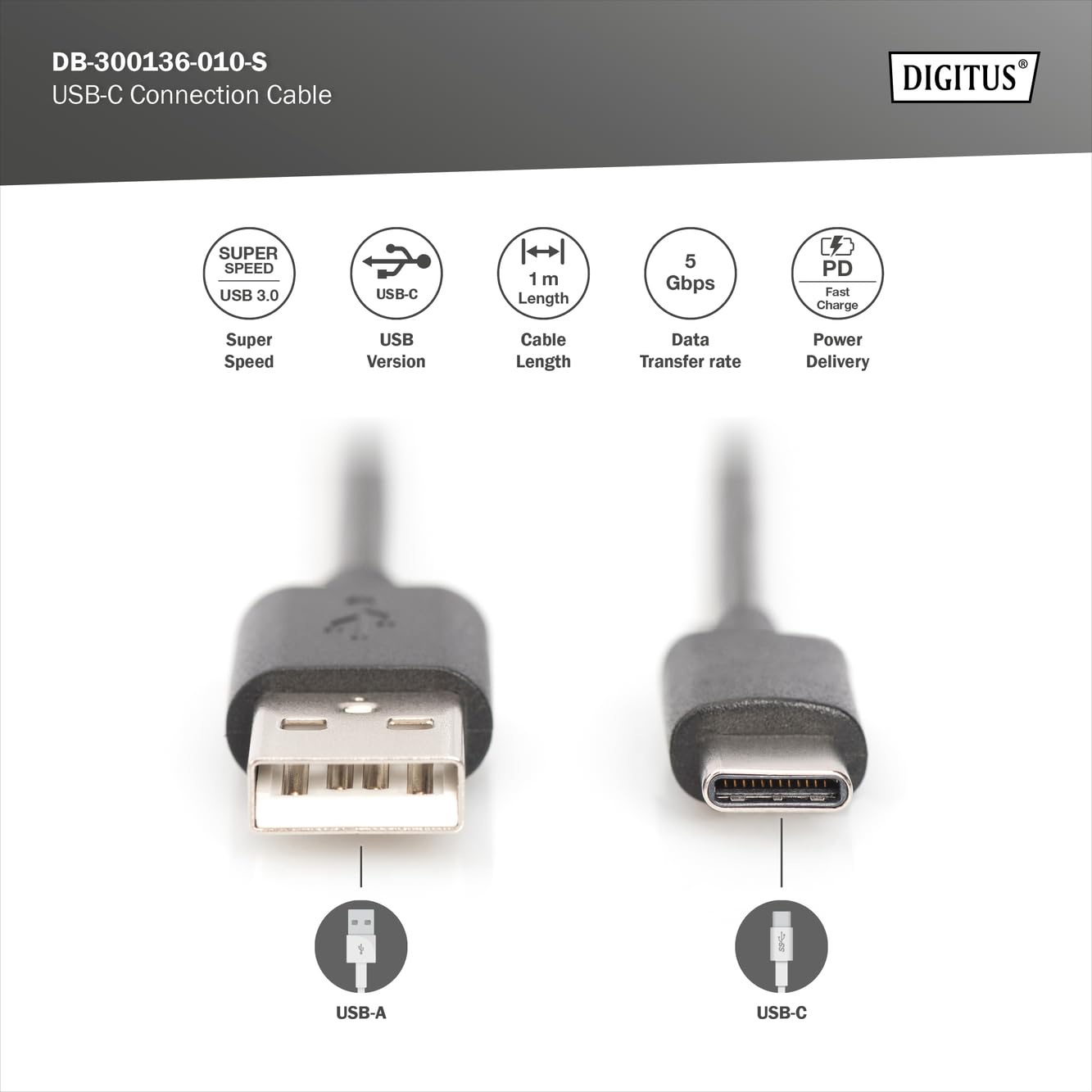 digitus-unique-usb-3-2-kabel-1m-a-auf-c-schwarz-5gbit-s image 2