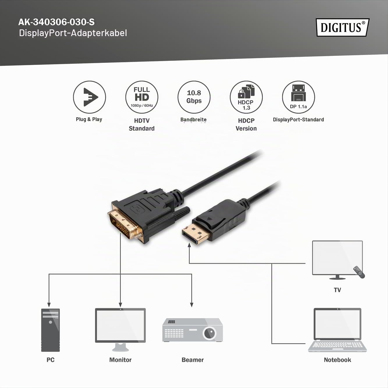 digitus-unique-displayport-auf-dvi-adapterkabel-3m-schwarz image 3