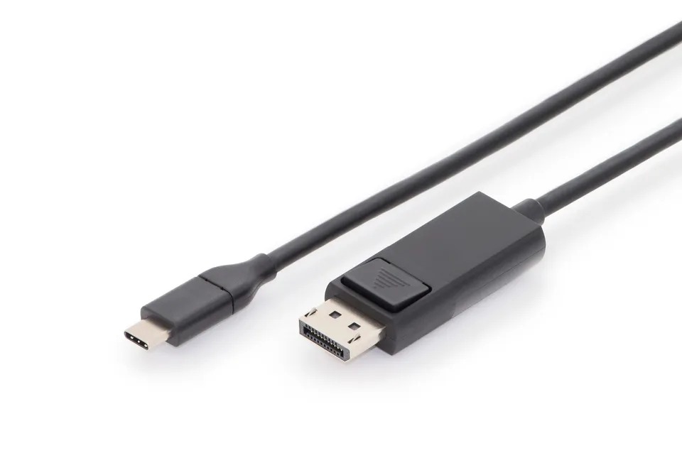 digitus-unique-usb-c-displayport-kabel-2-0m-schwarz-4k-60hz image 1