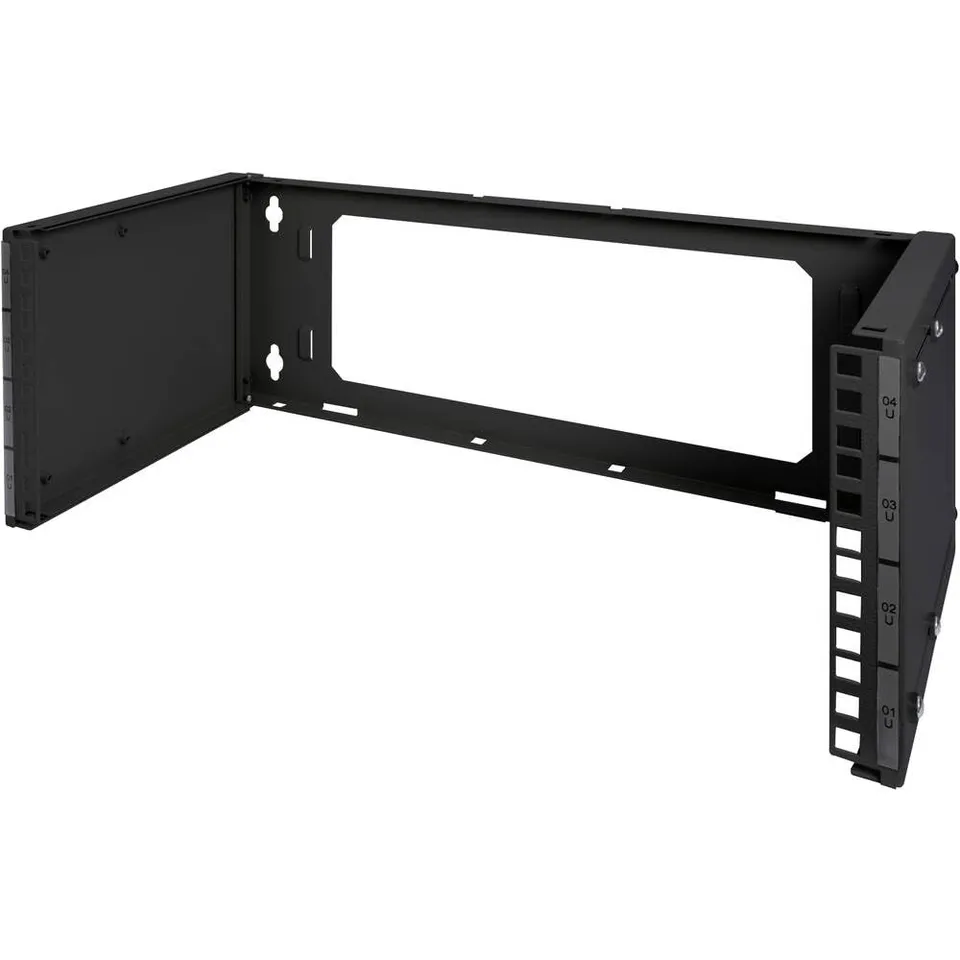 digitus-unique-4he-wandhalter-19-zoll-patch-schwarz-stapelbar image 1
